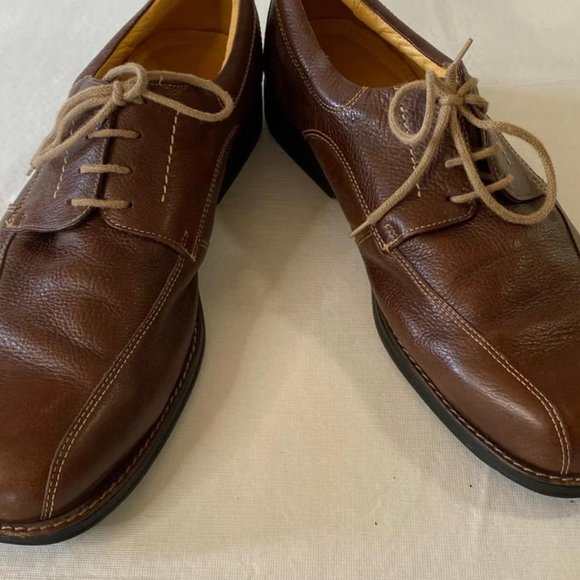 Preowned Sandro Moscoloni Brown Leather Size 15 D Mens Shoes Made In Brazil main image 5